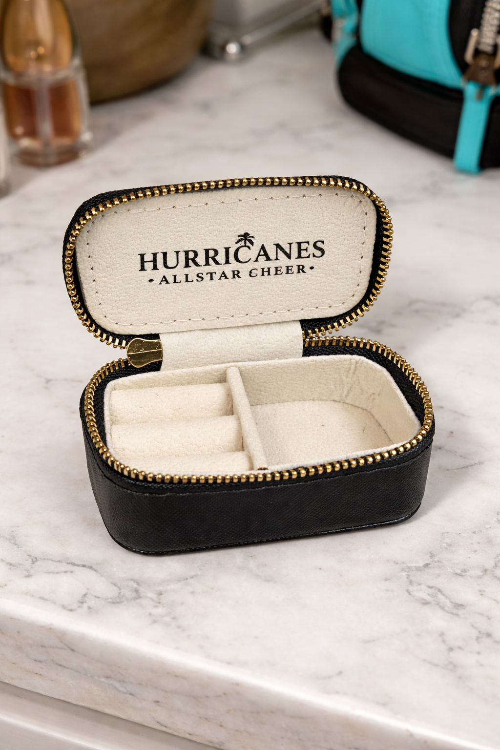 Panhandle Hurricanes Travel Jewelry Case