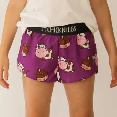 Girl's Choccy Cows Running Shorts