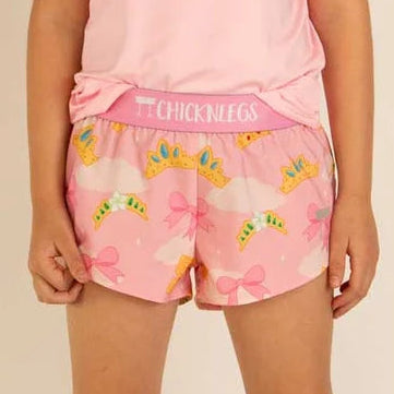 Girl's Princess Tiara Running Shorts