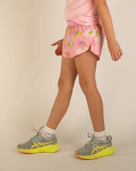 Girl's Princess Tiara Running Shorts