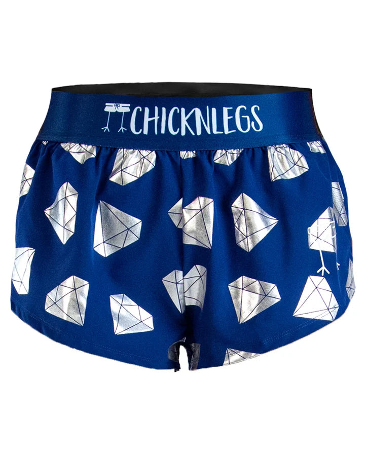 Woman's Diamonds 1.5" Split Shorts