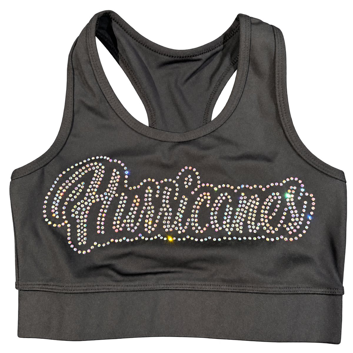 Hurricanes Rhinestone Sports Bra