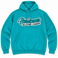 Teal Hoodie Varsity Twill