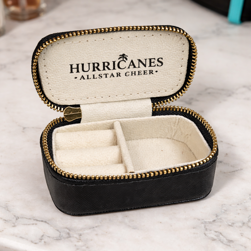 Panhandle Hurricanes Travel Jewelry Case