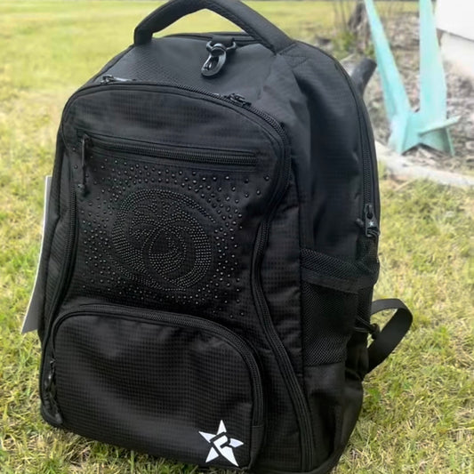 Blacked-Out Rebel Dream Bag – Midnight Rhinestone Edition