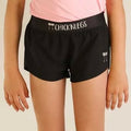 Girl's Black Running Shorts