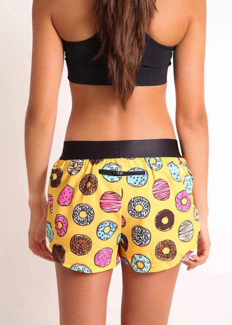Woman's Salty Donuts 1.5" Split Shorts