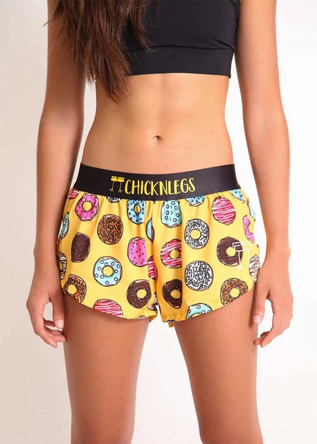 Woman's Salty Donuts 1.5" Split Shorts