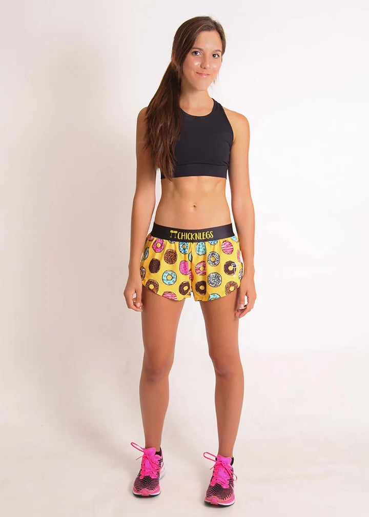 Woman's Salty Donuts 1.5" Split Shorts