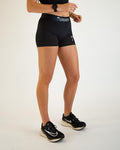 Woman's Black Compression Shorts Chicknlegs