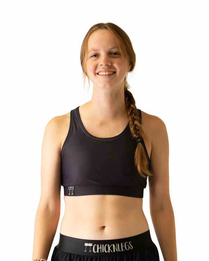 Woman's Black OG Sports Bra Chicknlegs