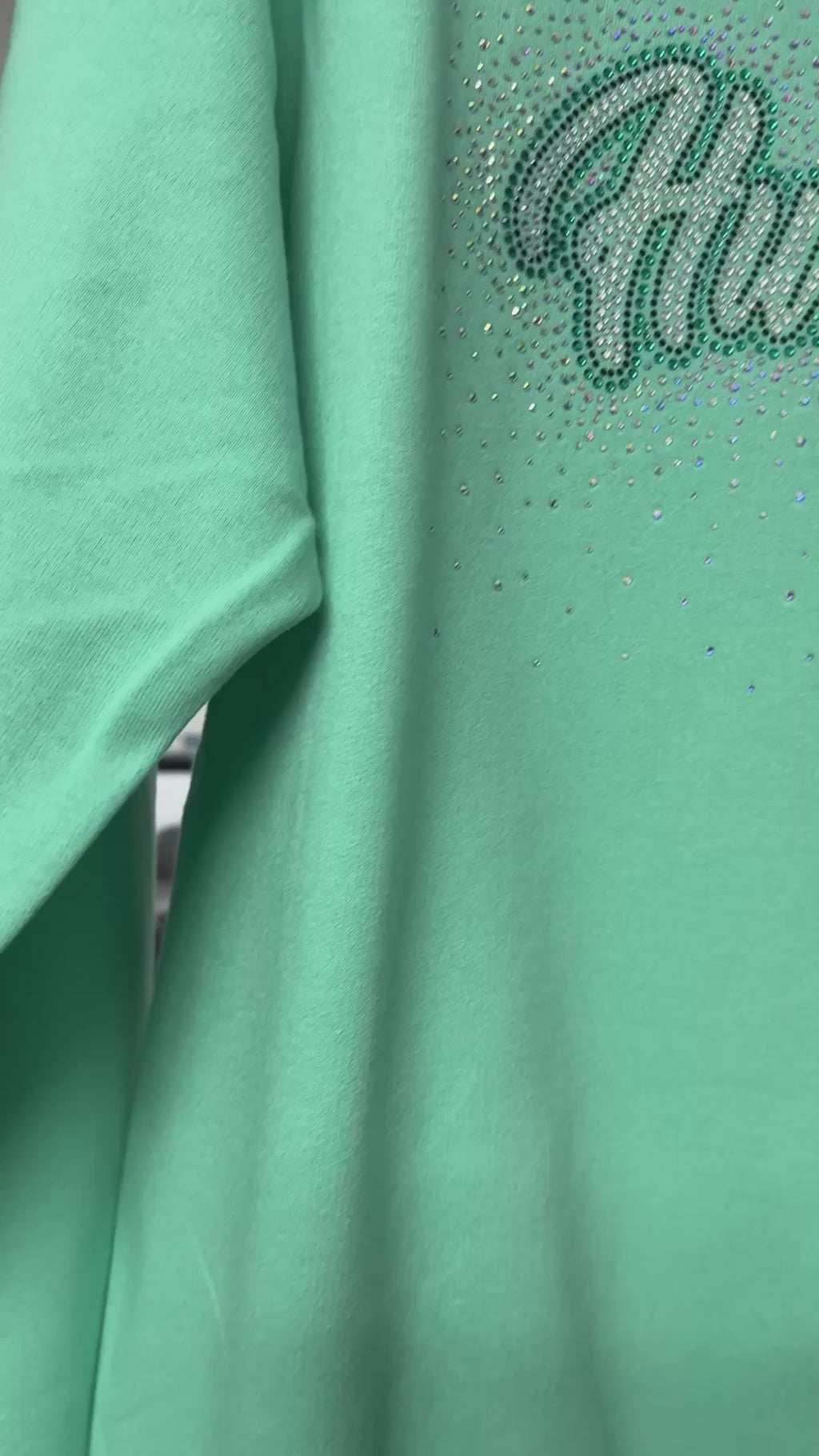 🌴Hurricanes Teal Bling Edition Crew Neck Sweatshirt🌴